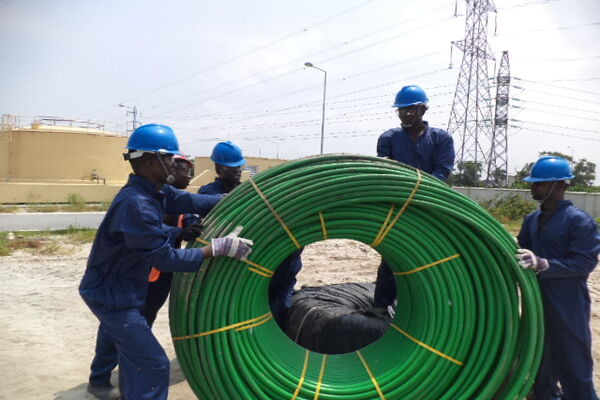 fiber optic construction